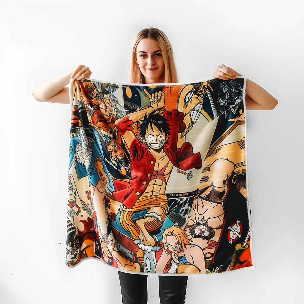 Monkey D.Luffy Wholesale Fleece Blankets-One Piece Sherpa