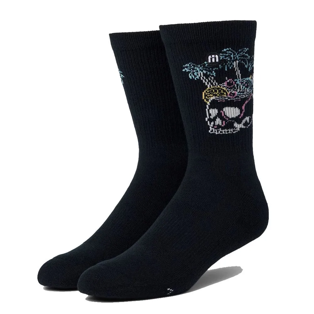 Travis Mathew Sailors Delight Crew Socks - Black